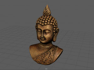 cabe&ccedil;a de buda cooper Modelo 3D