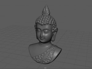cabe&ccedil;a de buda cooper Modelo 3D