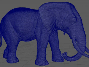 elefante Modello 3D