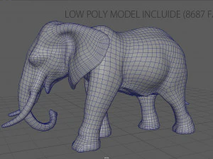 elefante Modello 3D