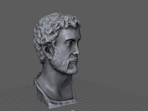antonio pio bust Modello 3D