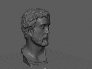 antonio pio bust Modello 3D