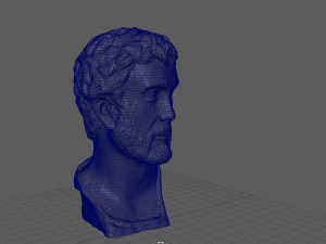 antonio pio bust Modello 3D