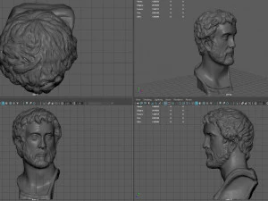 busto de Antonio Pio Modelo 3D