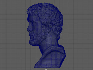 antonio pio bust Modello 3D