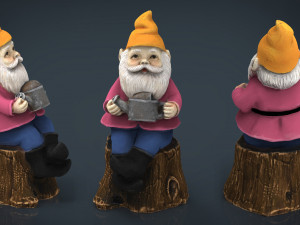 garden gnome 6 3D मॉडल