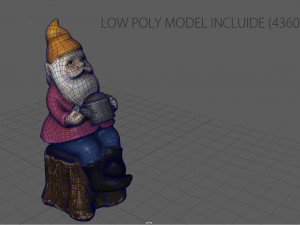 garden gnome 6 3D Model