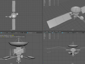 satellite 3D Model