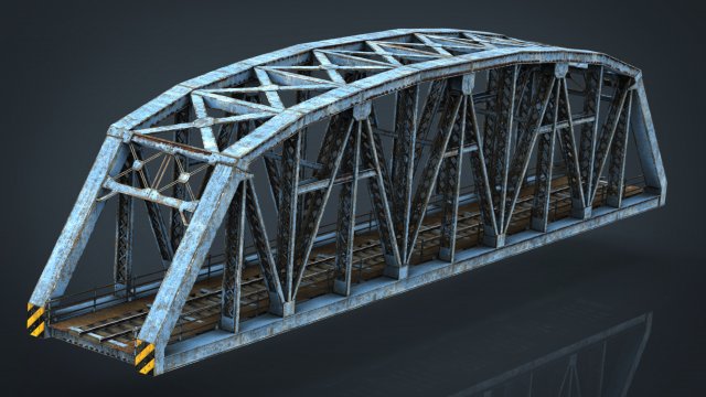 trainbridge 3Dモデル .c4d .max .obj .3ds .fbx .stl .blend 