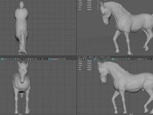 spanish horse 3D Model