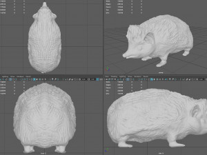 hedgehog 3D Model