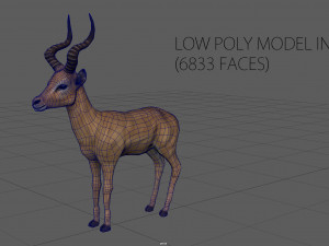 impala Modelo 3D