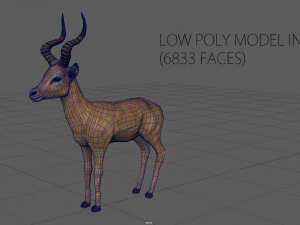 impala 3D Model