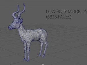 impala 3D Model