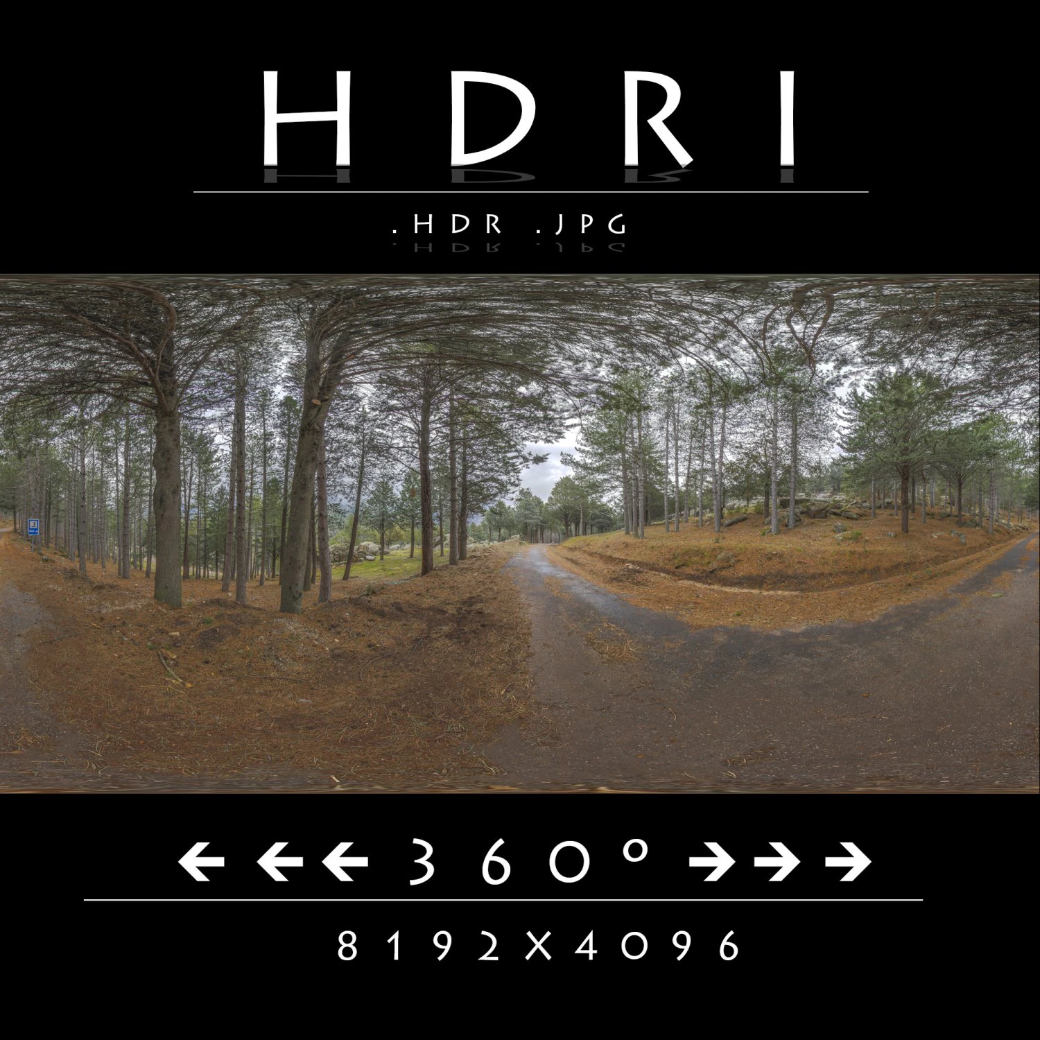 hdr road forest 2 CG Textures .c4d .max .obj .3ds .fbx .stl .blend