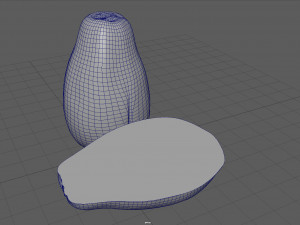 papaya 3D-Modell