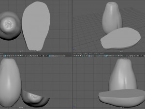 papaya 3D-Modell