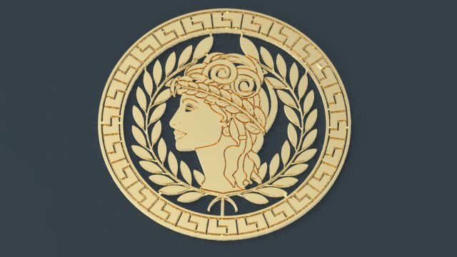 ornament greek circular 3 Model Cetak 3D .c4d .max .obj .3ds .fbx .stl .blend 