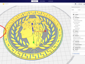 ornament greek circular 3 Model Cetak 3D