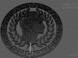 ornament greek circular 3 Model Cetak 3D