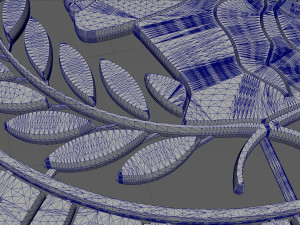 ornament greek circular 3 Model Cetak 3D