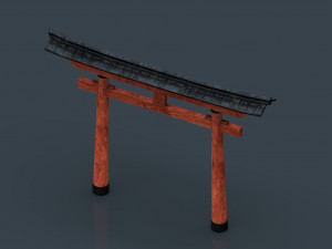 torii gate 3D Модель