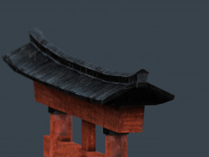 torii gate Modèle 3D