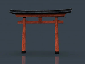 torii gate 3D Model