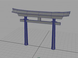 torii gate 3D Model
