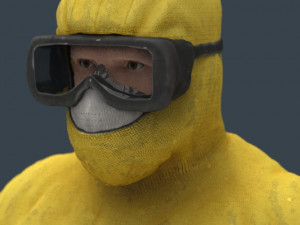 hazmat suit 3D Модель
