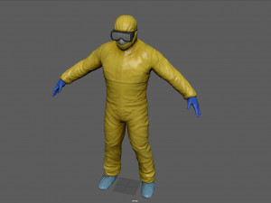 hazmat suit 3D Модель