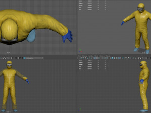 hazmat suit 3D Модель