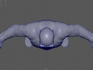 hazmat suit white 3D Model