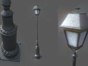ліхтарний стовп 3D Модель