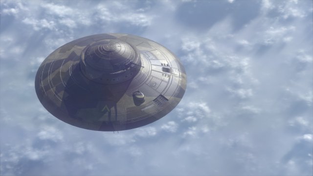haunebu Modelo 3D .c4d .max .obj .3ds .fbx .stl .blend 