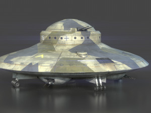 haunebu Modelo 3D