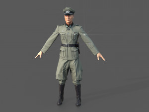 wehrmacht officer 3D 모델