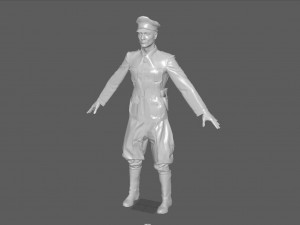 wehrmacht officer 3D 모델