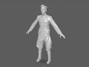wehrmacht officer 3D Model