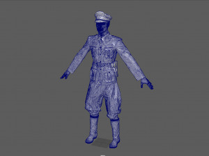 wehrmacht officer 3D 모델