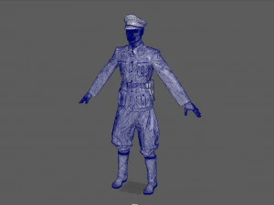 wehrmacht officer 3D Model