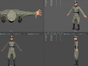 wehrmacht officer 3D 모델