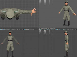 wehrmacht officer 3D Model