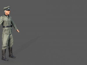 wehrmacht officer 3D 모델