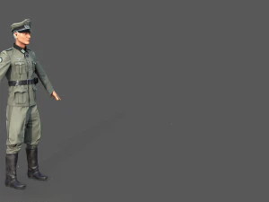 wehrmacht officer 3D Model