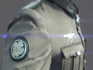wehrmacht officer 3D 모델