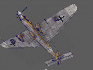 afrika korps ju 87 stuka 3Dモデル