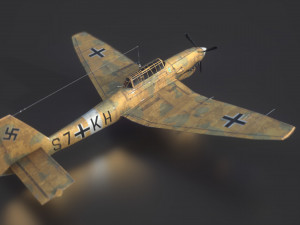 afrika korps ju 87 stuka 3Dモデル