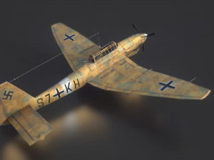 afrika korps ju 87 stuka 3D Model