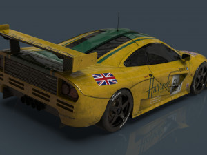 mclaren f1 gtr harrods Model 3D